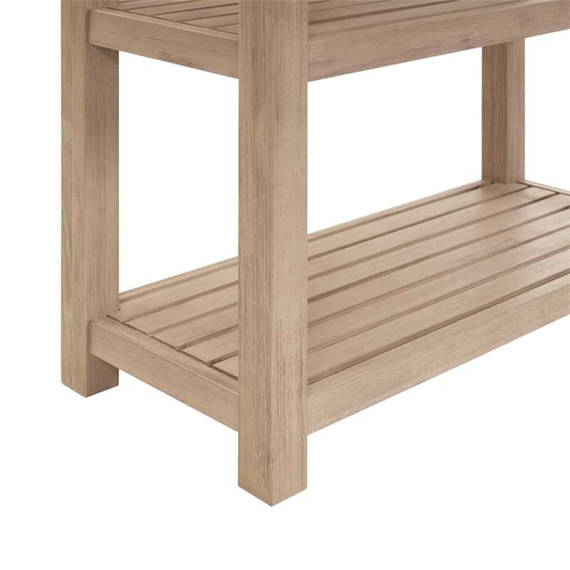 NPD Furniture Tiburon Book Shelf in Drifted Sand