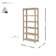 NPD Furniture Tiburon Book Shelf in Drifted Sand