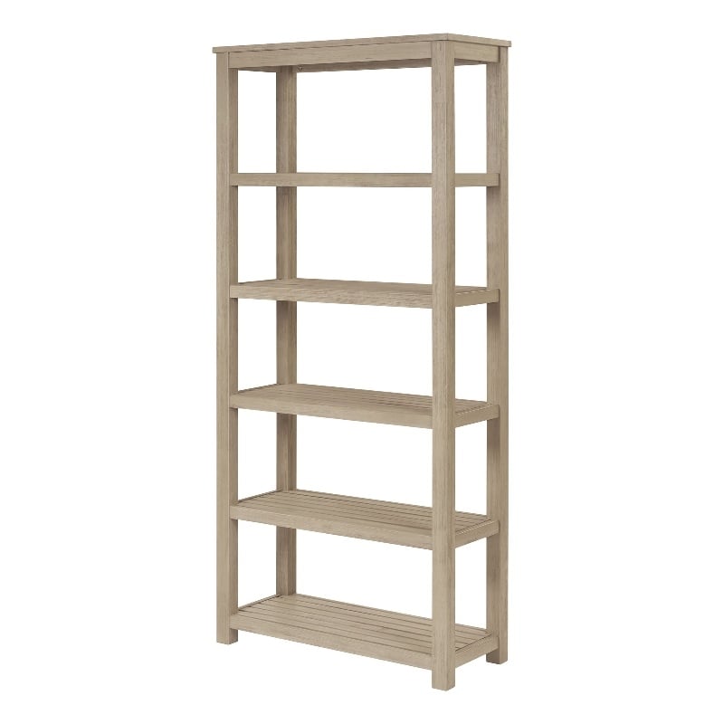 NPD Furniture Tiburon Book Shelf in Drifted Sand