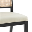 NPD Furniture Dover Faux Leather Dining Side Chair in Beige (Set of 2)