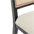 NPD Furniture Dover Faux Leather Dining Side Chair in Beige (Set of 2)