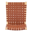 NPD Furniture Marco Faux Leather Dining Side Chair in Brown (Set of 2)
