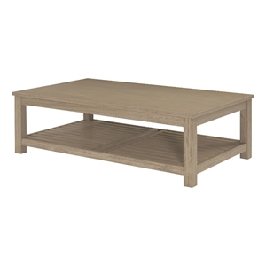 new pacific direct tiburon solid wood coffee table in drifted sand