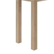 NPD Furniture Tiburon Console Table w/ Shelf in Drifted Sand