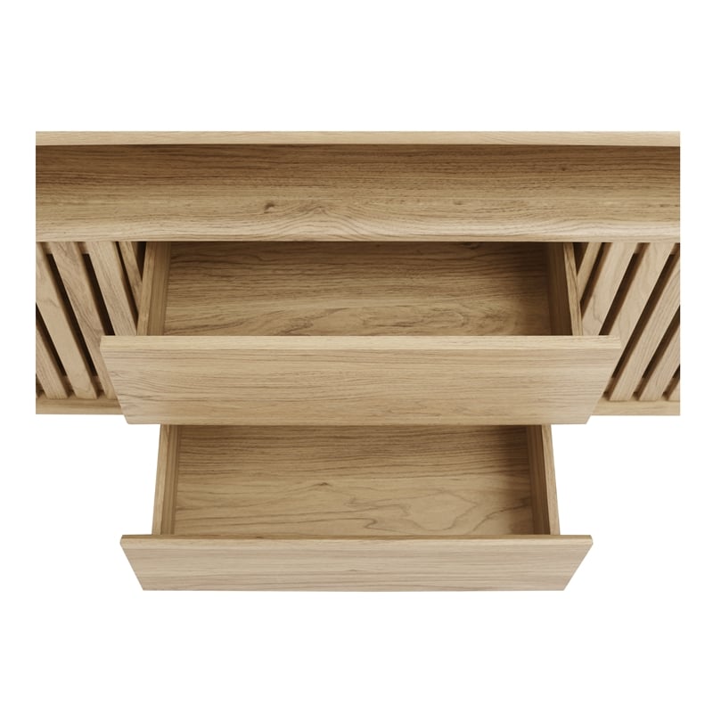 NPD Furniture Renwick Sideboard 2 Drawers + 2 Doors in Terra Oak