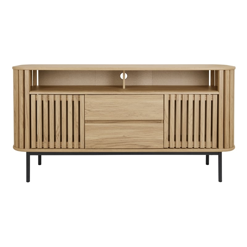NPD Furniture Renwick Sideboard 2 Drawers + 2 Doors in Terra Oak