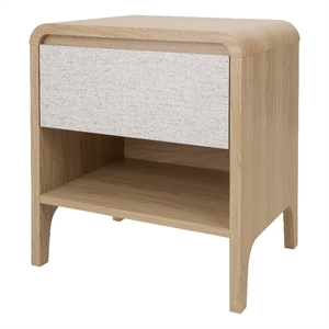 New Pacific Direct Delano Side/ End Table 1 Drawer in Euro Oak