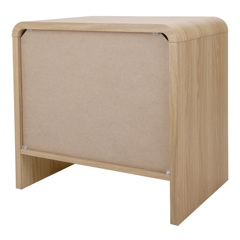 NPD Furniture Delmare Side/ End Table w/ 1 Drawer in Euro Oak