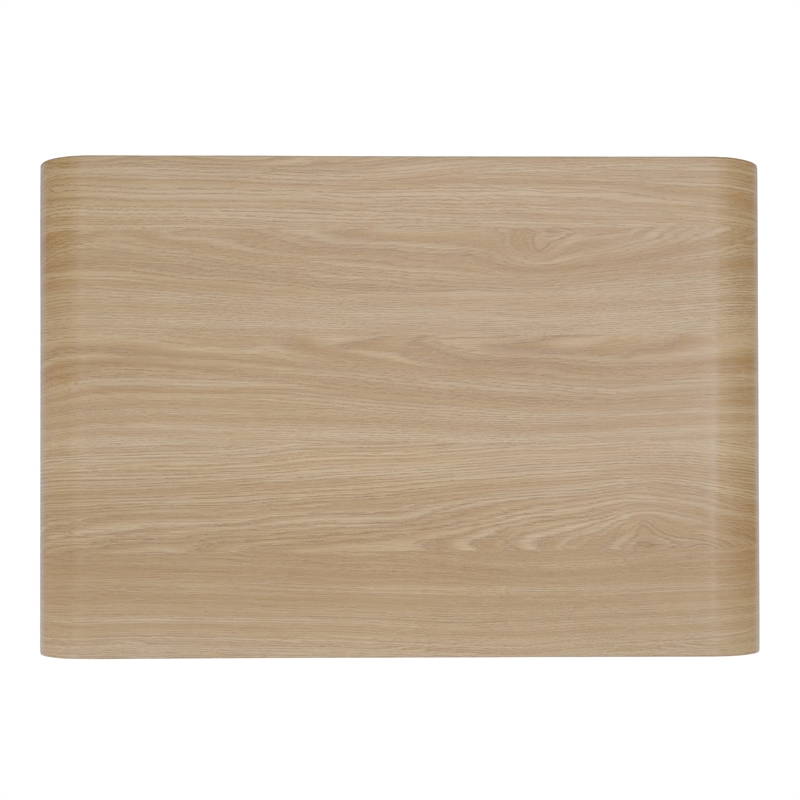 NPD Furniture Delmare Side/ End Table w/ 1 Drawer in Euro Oak