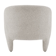 NPD Furniture Carol Fabric Accent Arm Chair in Horizon Gray