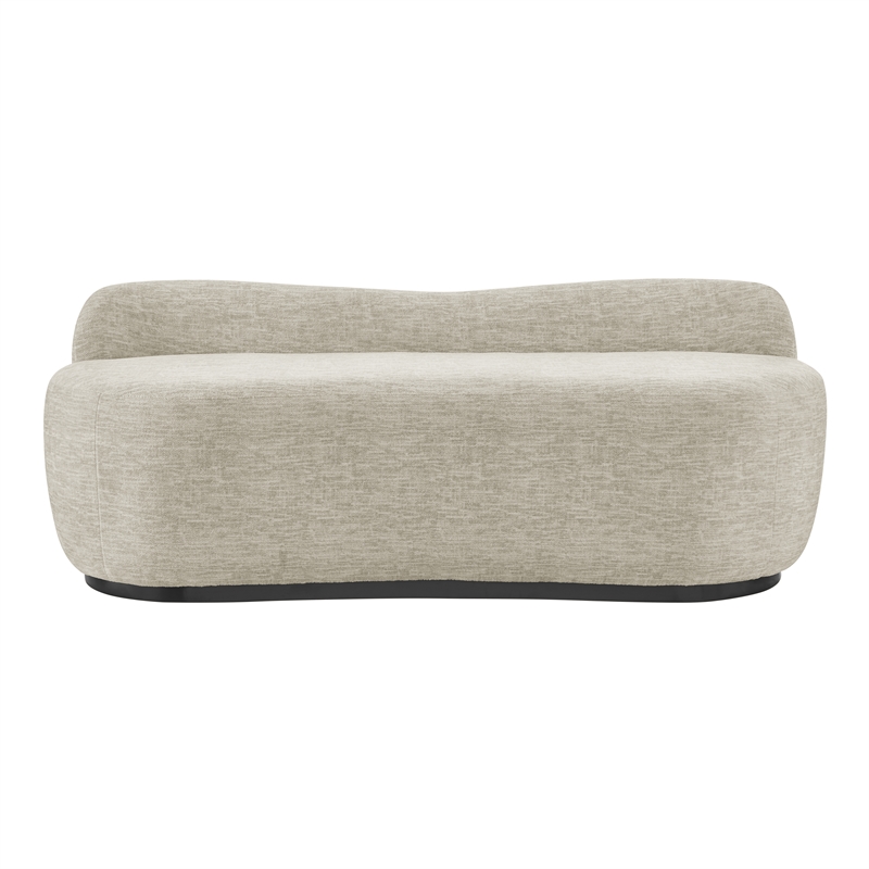NPD Furniture Mandy Fabric Bench in Pasadena Beige