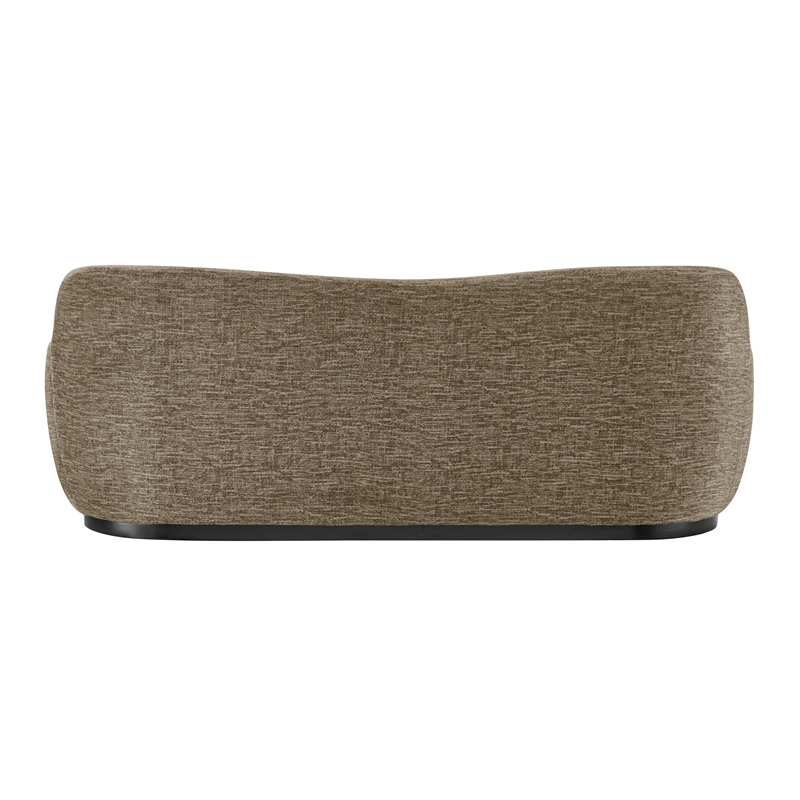 NPD Furniture Mandy Fabric Bench in Pasadena Taupe