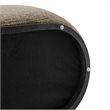 NPD Furniture Mandy Fabric Bench in Pasadena Taupe