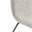 NPD Furniture Bruce Fabric Dining Side Chair in Pebbled Cream (Set of 2)