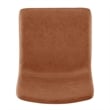 NPD Furniture Bruce PU Dining Side Chair in Toasted Caramel (Set of 2)