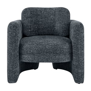 New Pacific Direct Deryll Fabric Accent Arm Chair in Grenada Charcoal