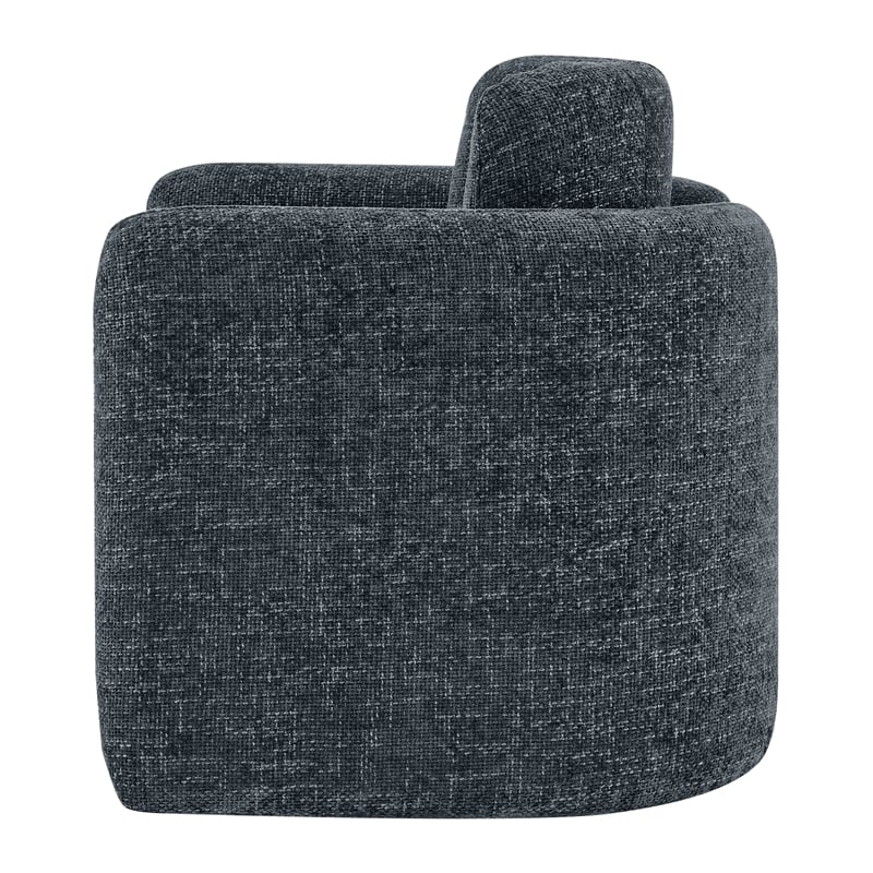 New Pacific Direct Deryll Fabric Accent Arm Chair in Grenada Charcoal