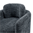 NPD Furniture Deryll Fabric Accent Arm Chair in Grenada Charcoal