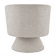 NPD Furniture Jacinta Fabric Swivel Accent Chair in Horizon Gray