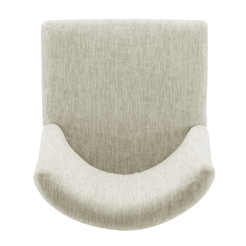 NPD Furniture New Paris Fabric Dining Side Chair in Beige (Set of 2)