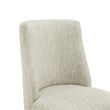 NPD Furniture New Paris Fabric Dining Side Chair in Beige (Set of 2)