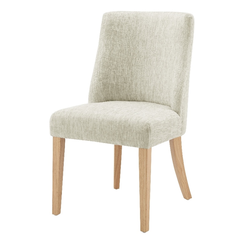 NPD Furniture New Paris Fabric Dining Side Chair in Beige (Set of 2)