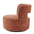 NPD Furniture Jazzlyn Fabric Swivel Accent Chair in Grenada Terracotta
