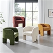 NPD Furniture Matteo Velvet Accent Arm Chair in Dainty Caramel