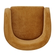 NPD Furniture Matteo Velvet Accent Arm Chair in Dainty Caramel