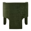 NPD Furniture Matteo Velvet Accent Arm Chair in Dainty Green