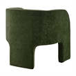 NPD Furniture Matteo Velvet Accent Arm Chair in Dainty Green