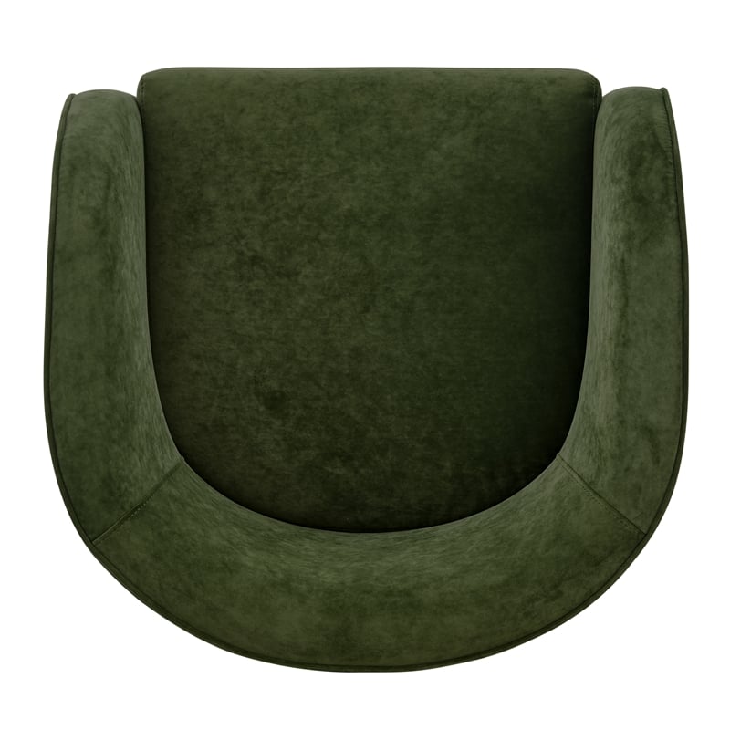NPD Furniture Matteo Velvet Accent Arm Chair in Dainty Green