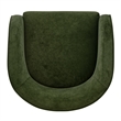 NPD Furniture Matteo Velvet Accent Arm Chair in Dainty Green