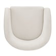 NPD Furniture Matteo Velvet Accent Arm Chair in Dainty Cream