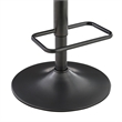 NPD Furniture Bruce PU Gaslift Bar Stool in Toasted Dark Brown (Set of 2)