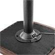 NPD Furniture Bruce PU Gaslift Bar Stool in Toasted Dark Brown (Set of 2)