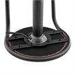 NPD Furniture Elijah PU Gaslift Bar Stool in Toasted Dark Brown (Set of 2)