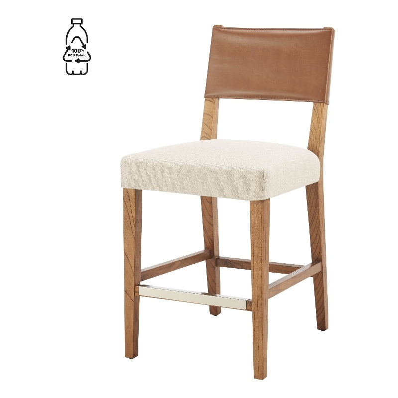 NPD Furniture Kylo PU/Fabric Counter Stool