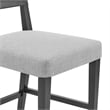 NPD Furniture Kylo PU/Fabric Counter Stool in Borneo Black/Meridien Gray