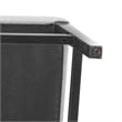 NPD Furniture Kylo PU/Fabric Counter Stool in Borneo Black/Meridien Gray