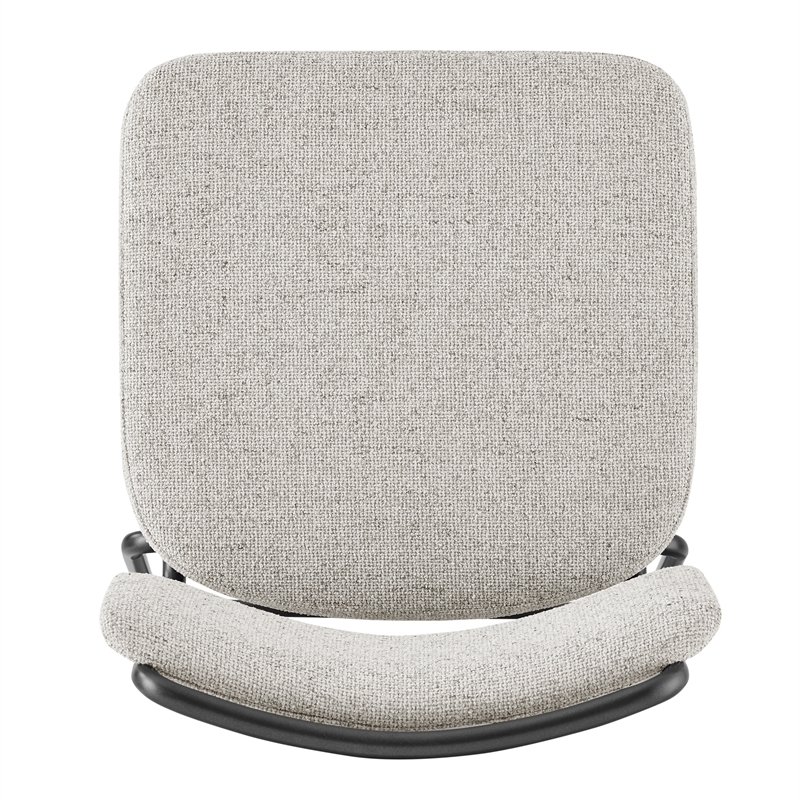 NPD Furniture Zander Fabric Counter Stool in Pebbled Cream (Set of 4)
