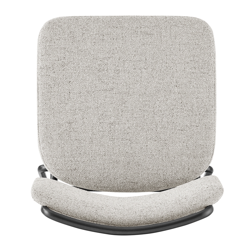 NPD Furniture Zander Fabric Counter Stool in Pebbled Cream (Set of 4)