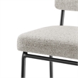 NPD Furniture Zander Fabric Counter Stool in Pebbled Cream (Set of 4)