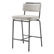 NPD Furniture Zander Fabric Counter Stool in Pebbled Cream (Set of 4)