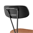 NPD Furniture Elise PU Dining Side Chair in Toasted Caramel (Set of 4)