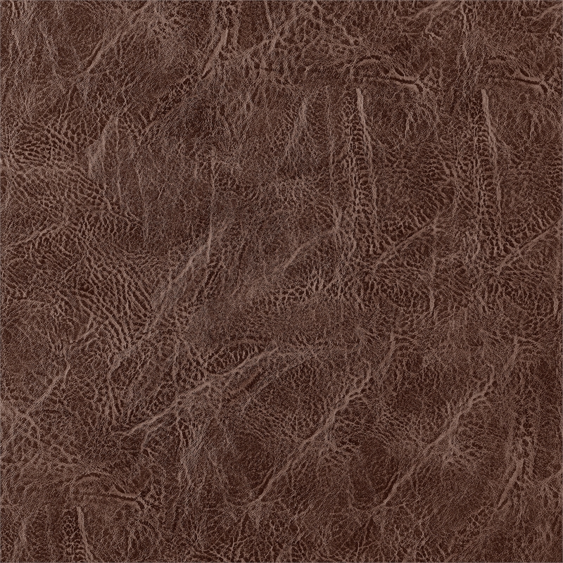 NPD Furniture Elise PU Dining Side Chair in Toasted Dark Brown (Set of 4)