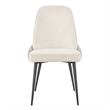 NPD Furniture Elodie Fabric/PU Dining Side Chair (Set of 2)