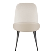 NPD Furniture Elodie Fabric/PU Dining Side Chair (Set of 2)