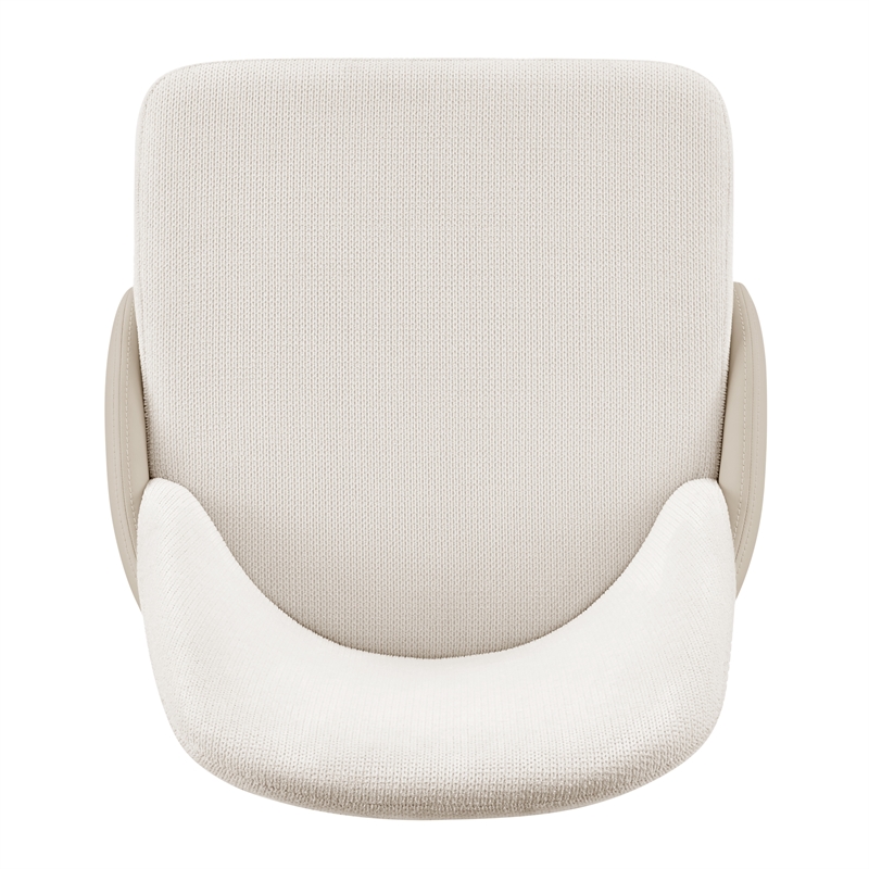 NPD Furniture Elodie Fabric/PU Dining Side Chair (Set of 2)