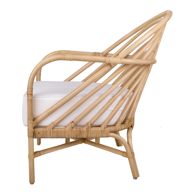 New Pacific Direct Lana Rattan Accent Arm Chair